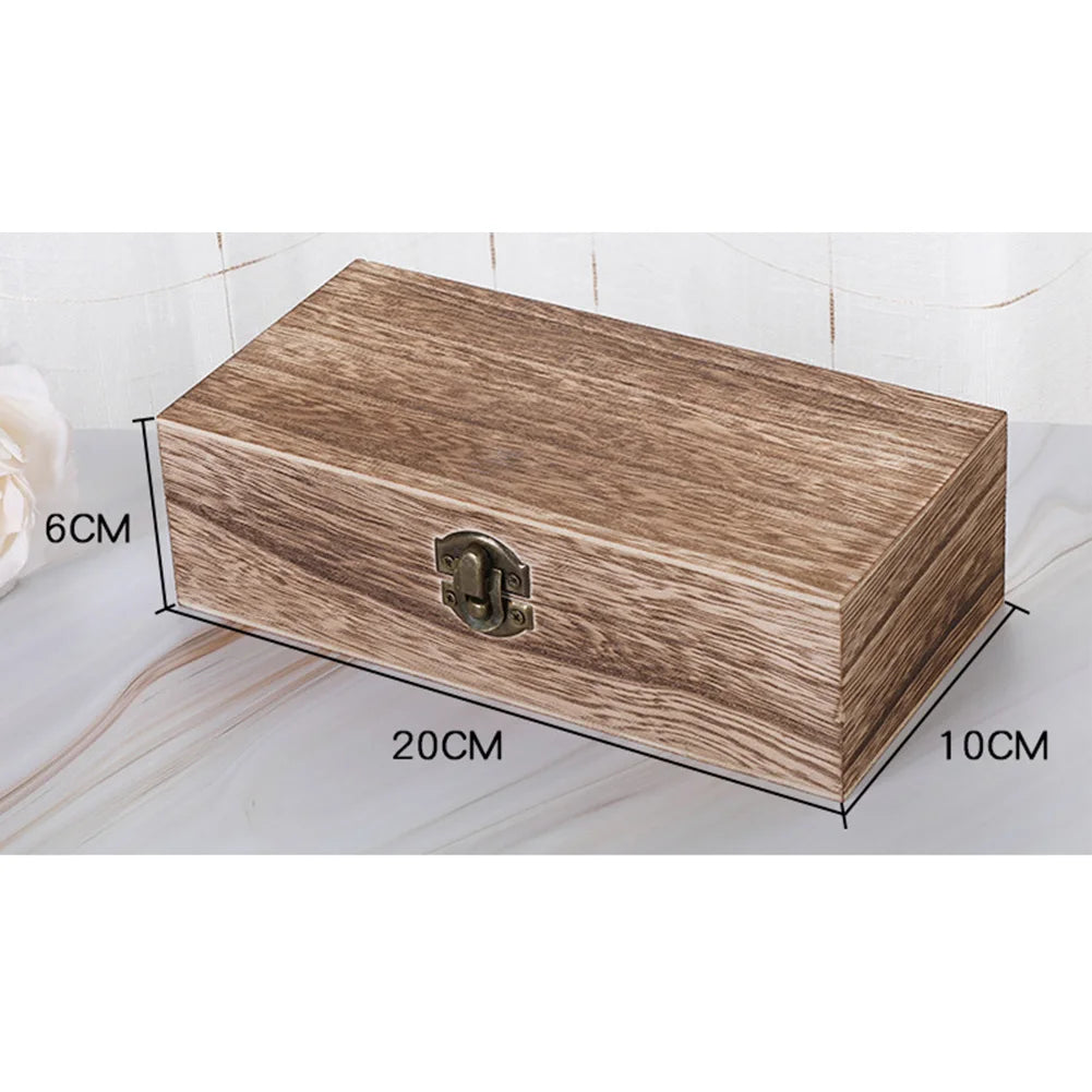 20*10*6 Cm Rectangular Durable Wooden Storage Box