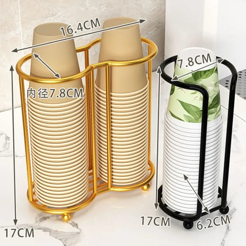 Metal Disposable Cup Storage Holder