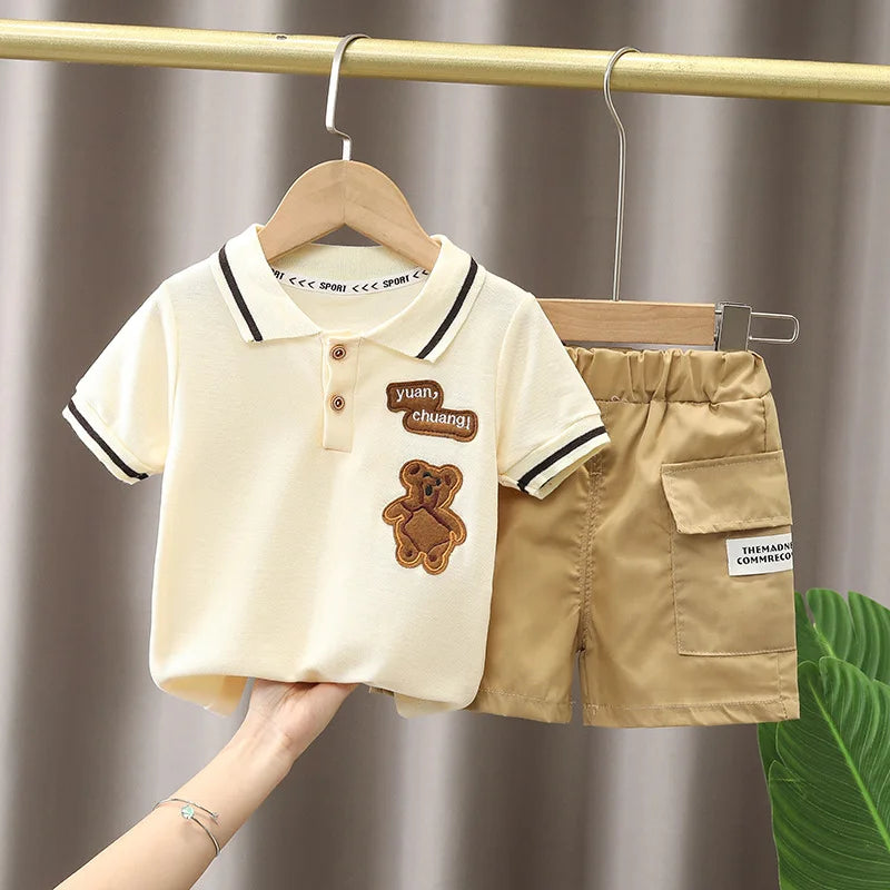 Baby Boy Clothes Set T-shirt+Shorts