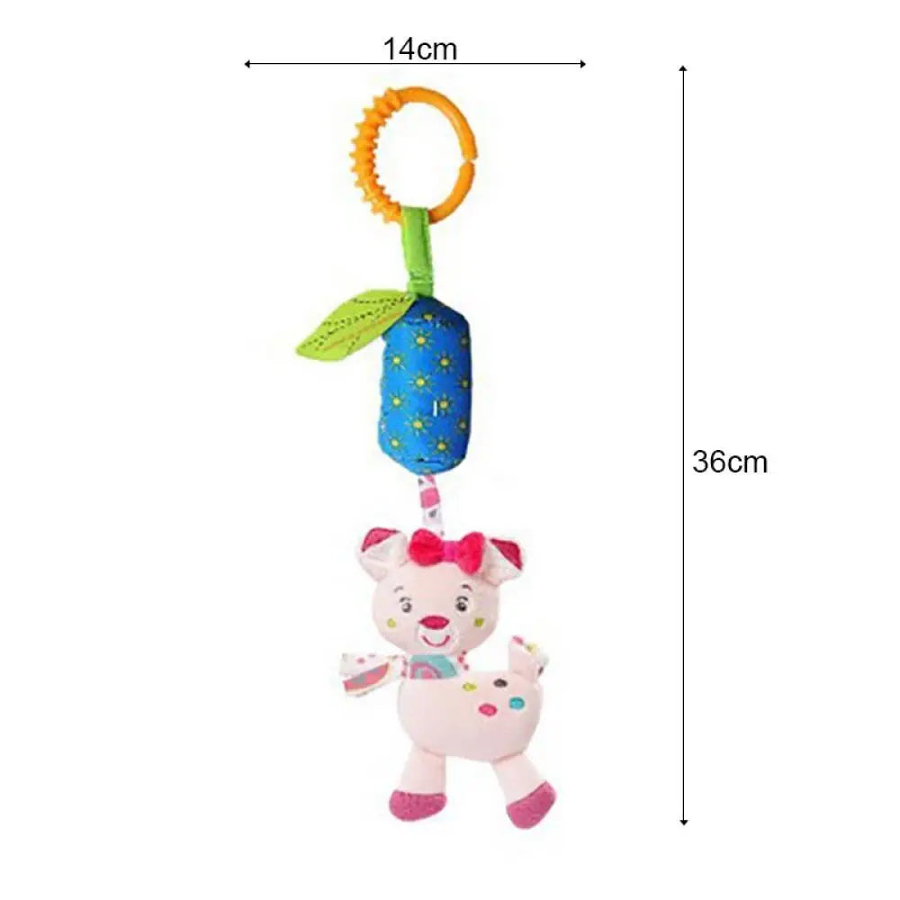 6Types Baby handheld toys rattle