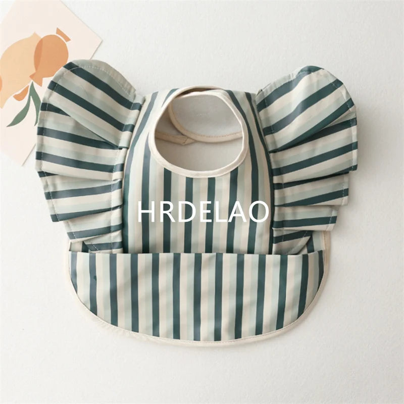 Baby Bibs INS Nordic Style Angel Feed Pocket Burp