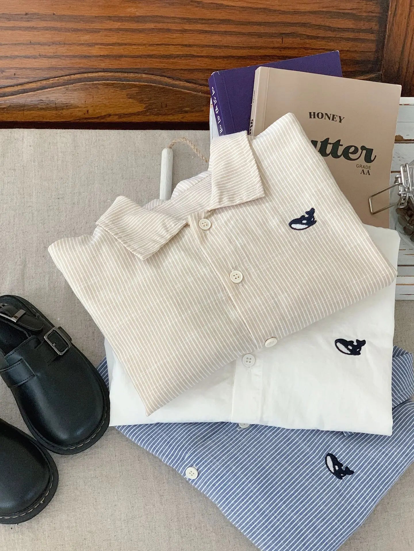 2-7Y Teen Girls Boys Shirt Cotton