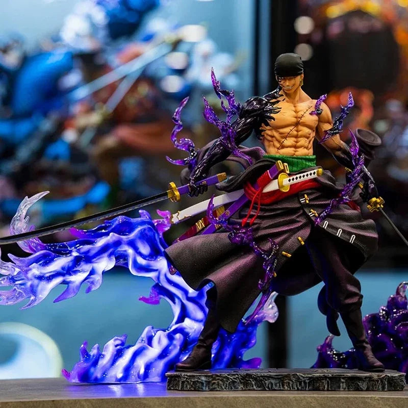 25cm Anime One Piece Zoro Figures Sky Painting Roronoa Zoro