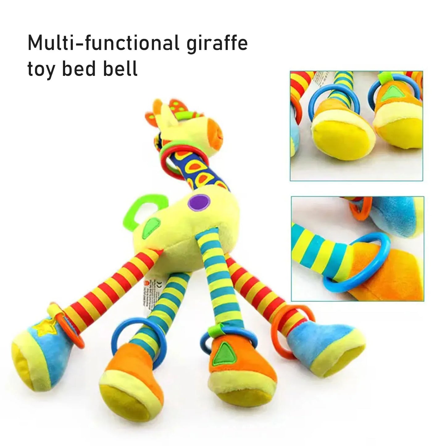 6Types Baby handheld toys rattle