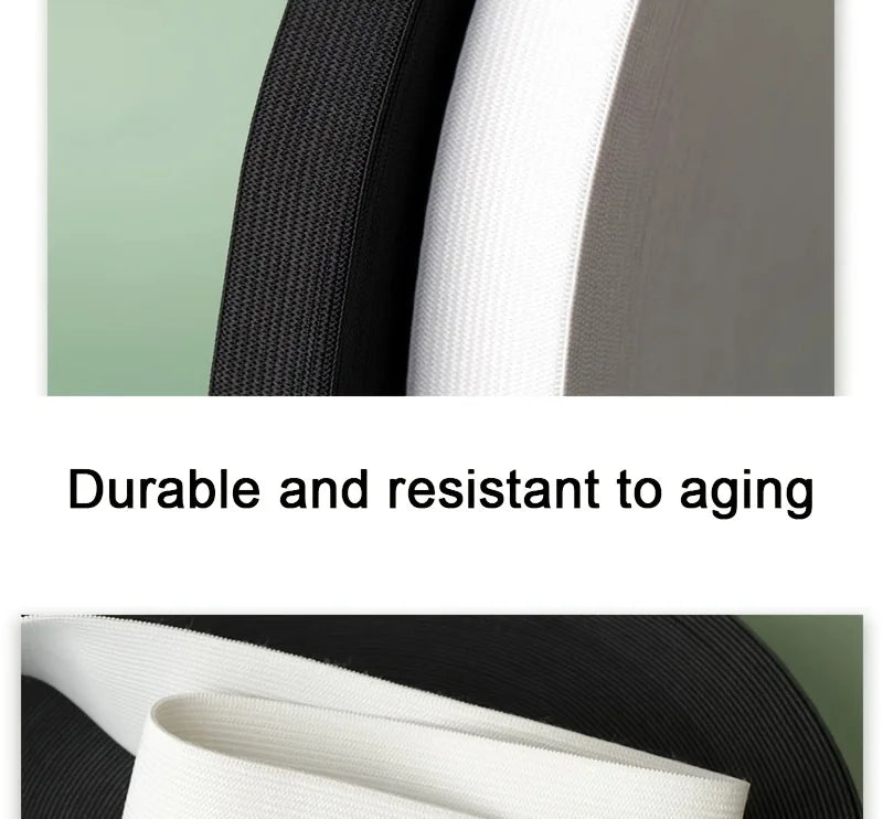 10m Sewing Elastic Band or Rubber Band for Clothes Stitching Accessories