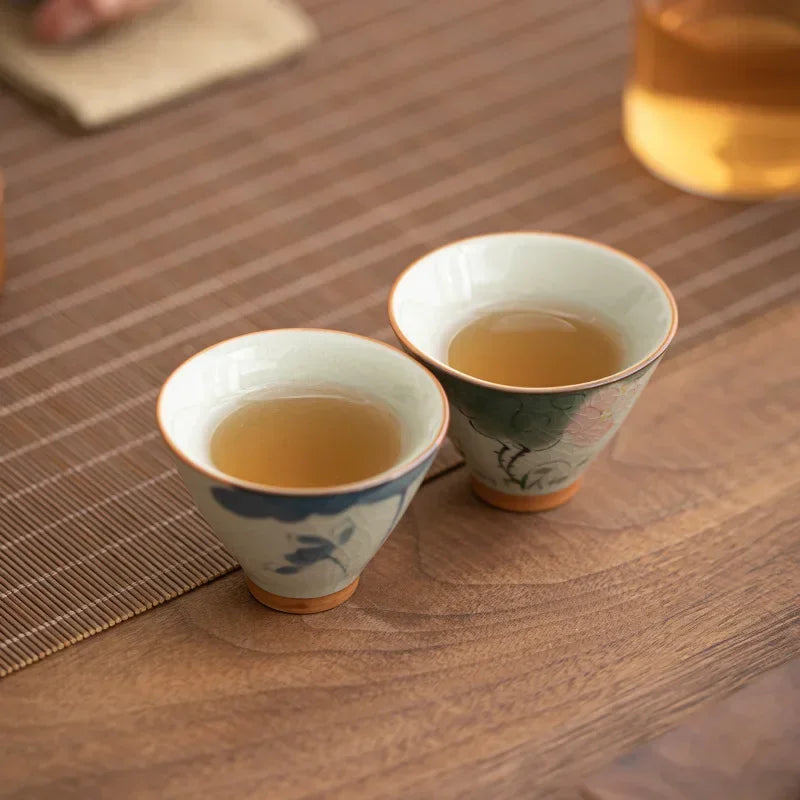 Durable Hand-painted Ceramic Hat And Cup