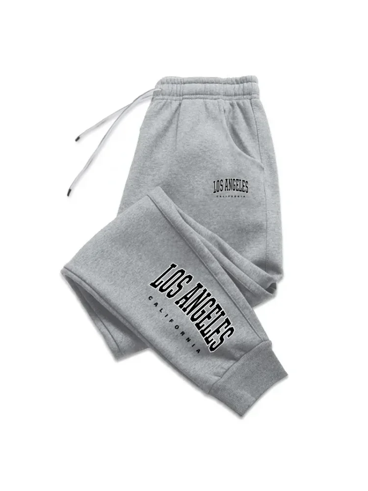 Los Angeles Womens Mens Sweatpants Elastic waist