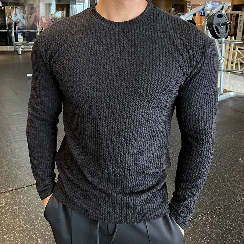 New Muscle Fitness Clothes Men's Trendy Casual Sports