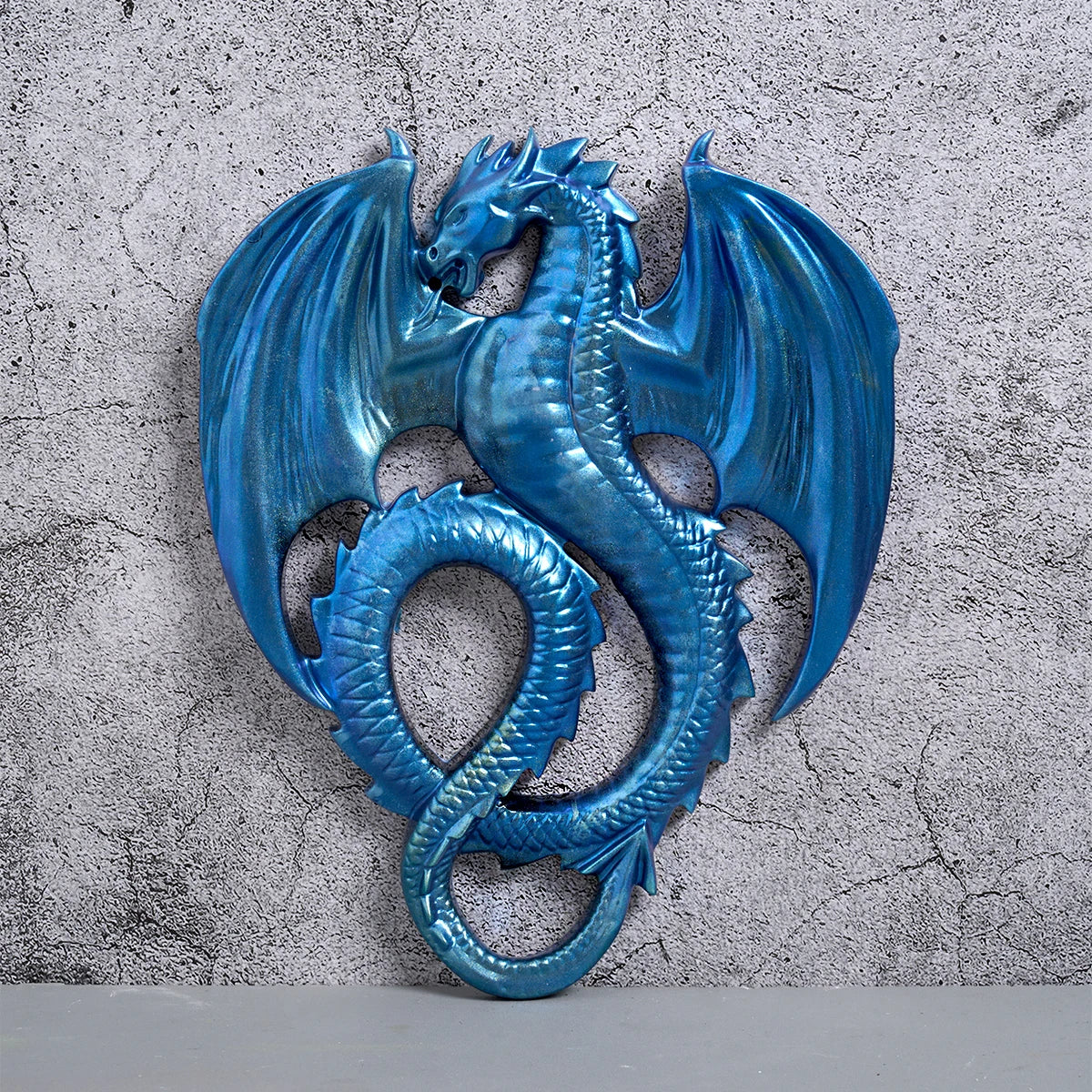 Large Flying Dragon Uv Epoxy Molds Creative 3D Realistic Dragon
