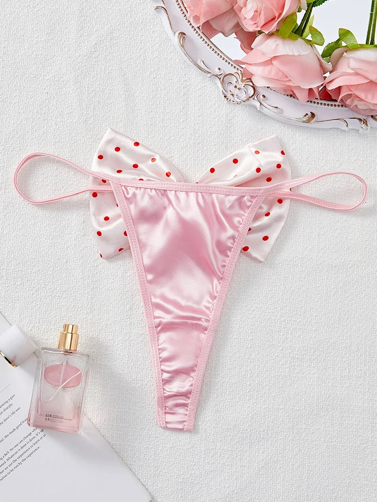 Women Underwear Japanese Panties Cute Big Bow
