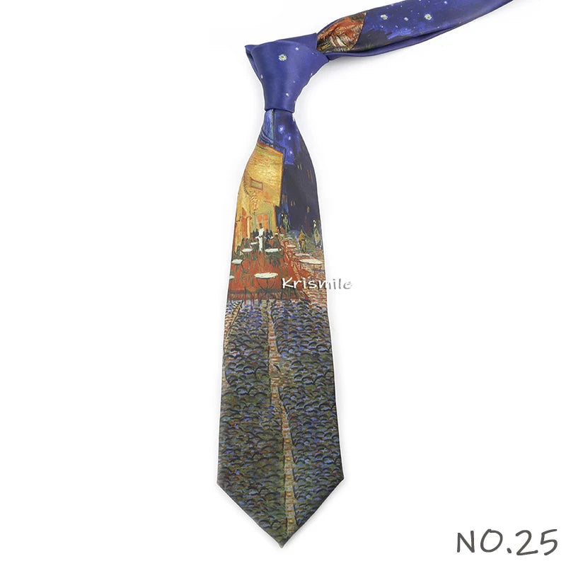 Men's Vintage Imitation Silk Ties 8cm