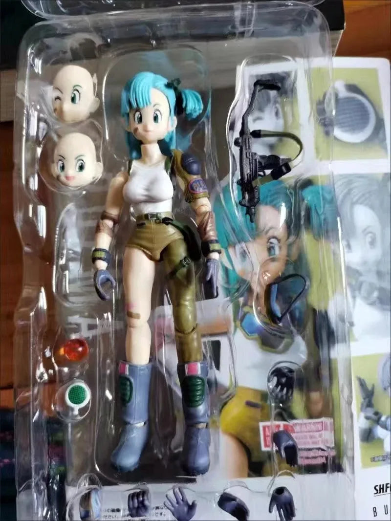 13.5cm Anime Dragon Ball Figures Bulma Goku Action Figure