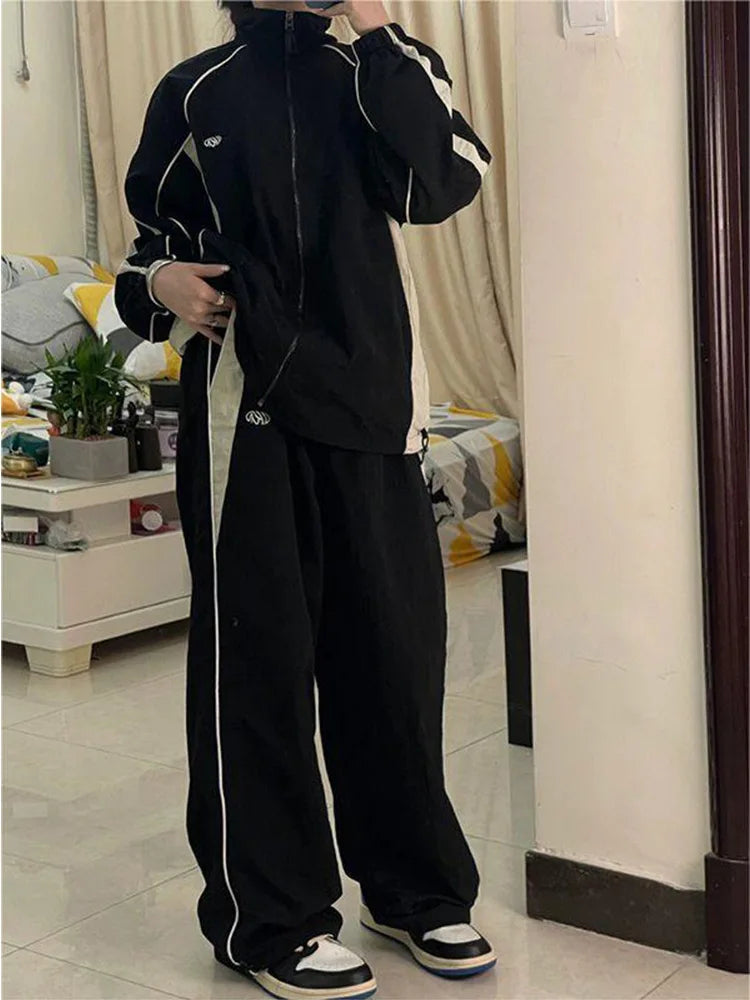 Casual Wide Leg High Waisted Pants