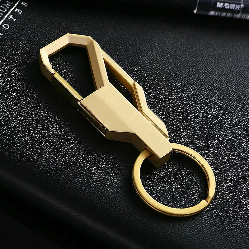 Men Metal Key Chain Simple Business Fashion Car Wallet Carabiner Holder