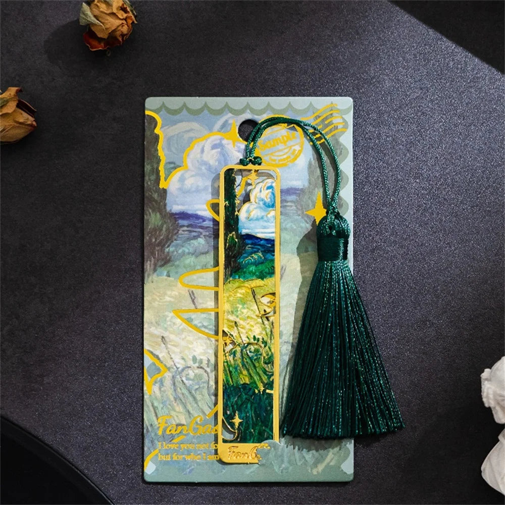 Classical Painting Bookmarks Reading Pages Book Markings Clip