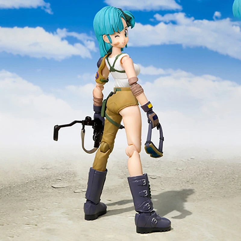 13.5cm Anime Dragon Ball Figures Bulma Goku Action Figure