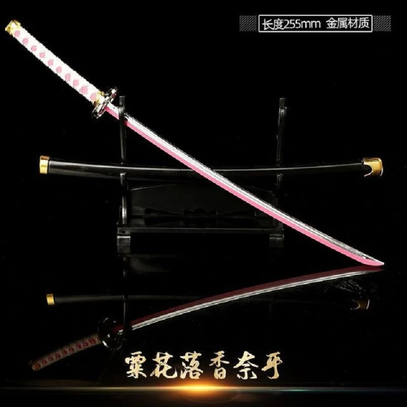 Demon Slayer Sword Real Katana Swords Demon Slayer Cosplay Metal
