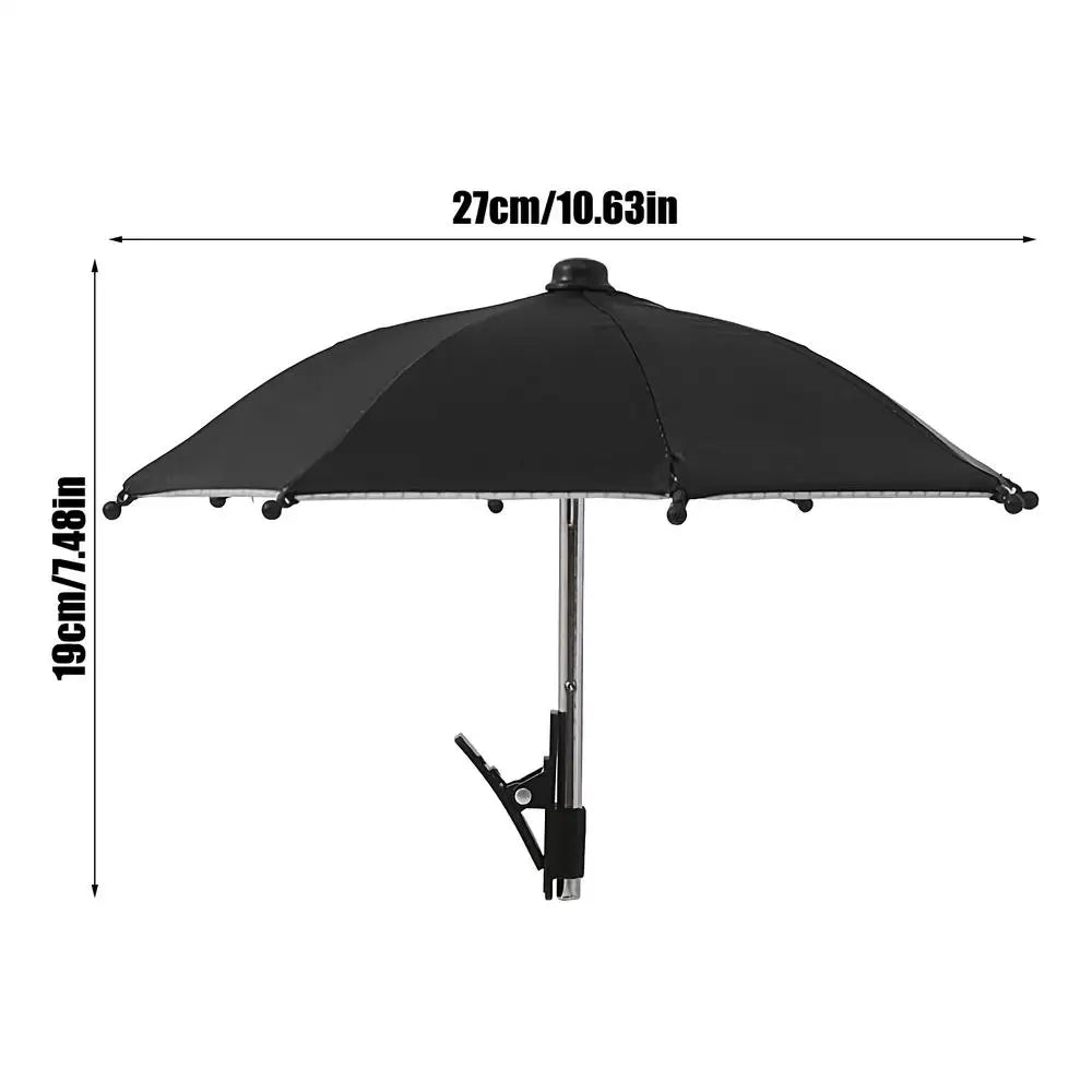 Cell Phone Umbrella Holder with Clip for Sun Shade