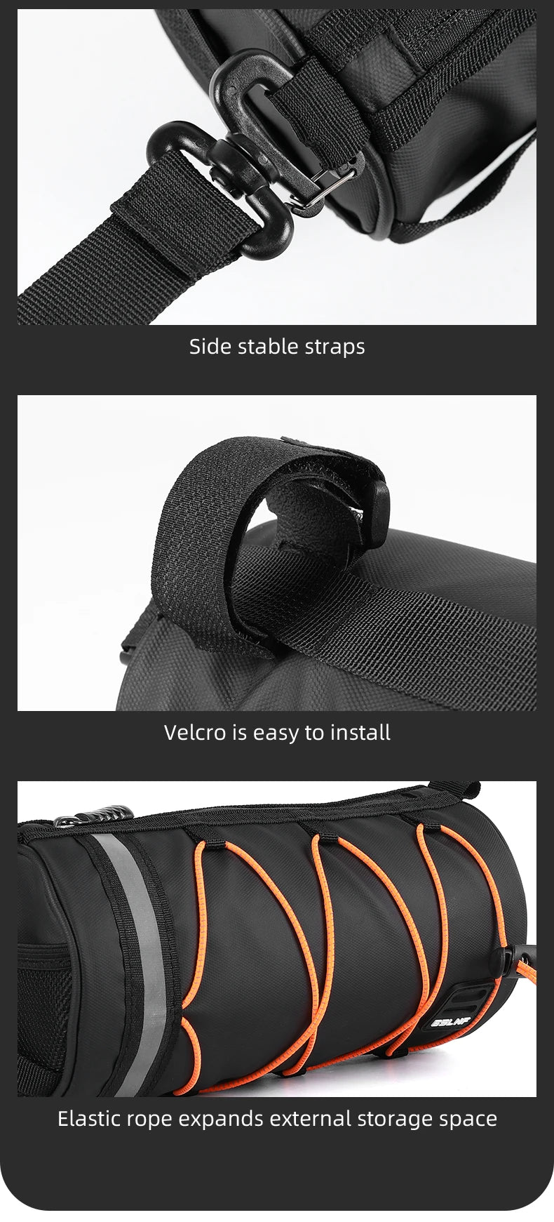 Bike Handlebar Bag Bike Front Bag Multifunction Portable Shoulder