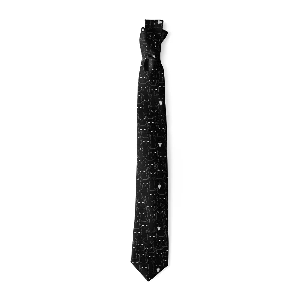 Fun Mathematical Formula Men's Tie 3D Printing 8CM Fashion
