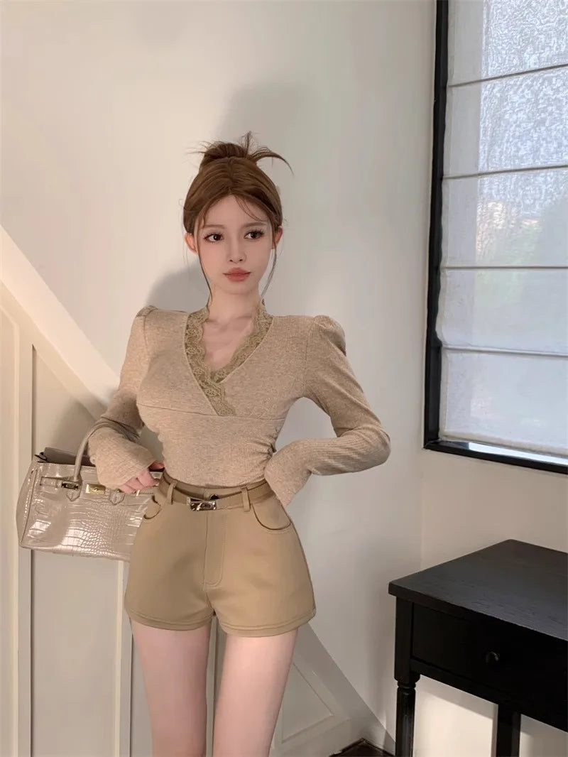 Winter Tight High Waist Casual Pants Versatile