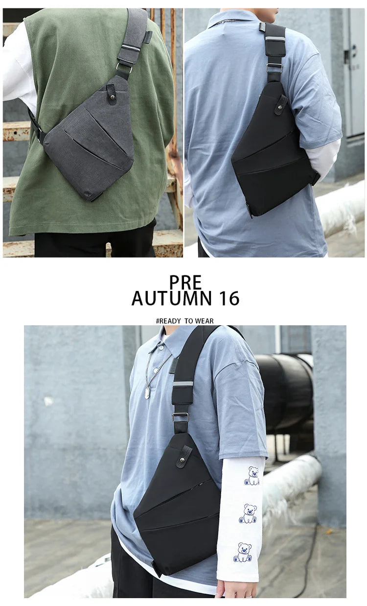 Brand Men Travel Business Fino Bag Burglarproof Shoulder Bag