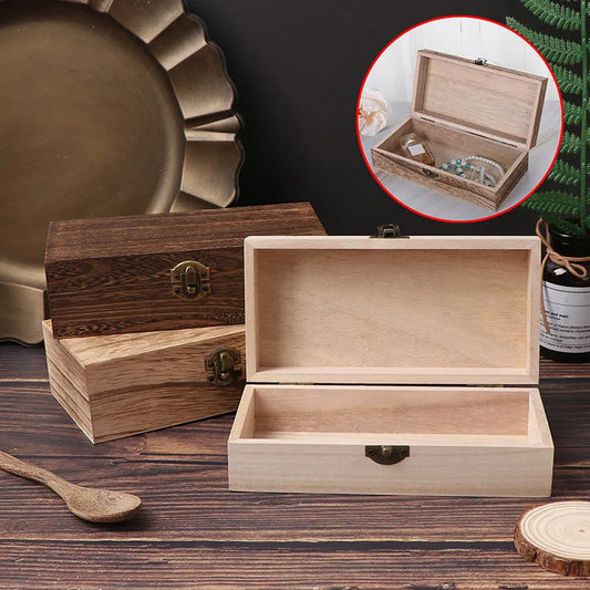 20*10*6 Cm Rectangular Durable Wooden Storage Box