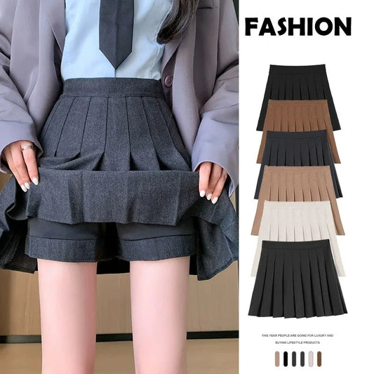 High Waist Slimming Mini Skirt