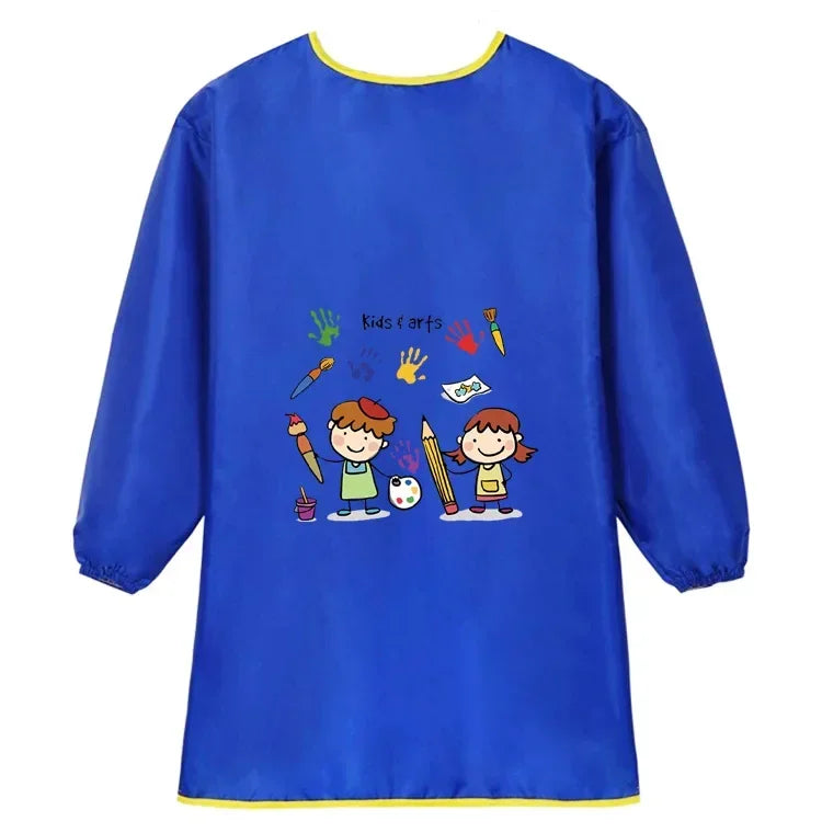 New Baby Boy Girl Feeding Bibs Long Sleeve Apron Waterproof