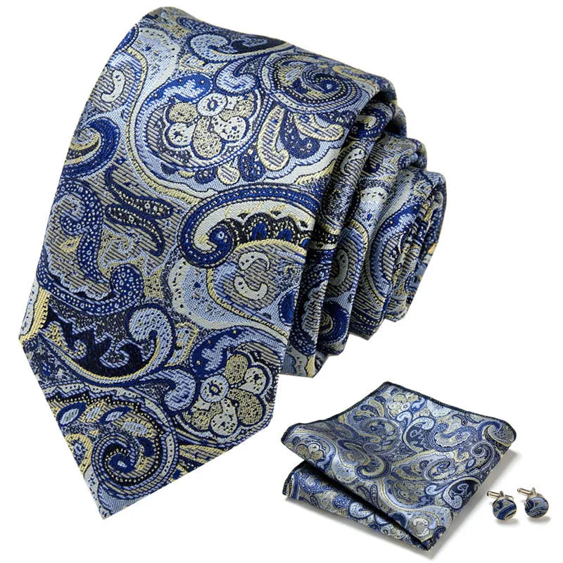 Pre-tied Necktie For Men Women Paisley Style