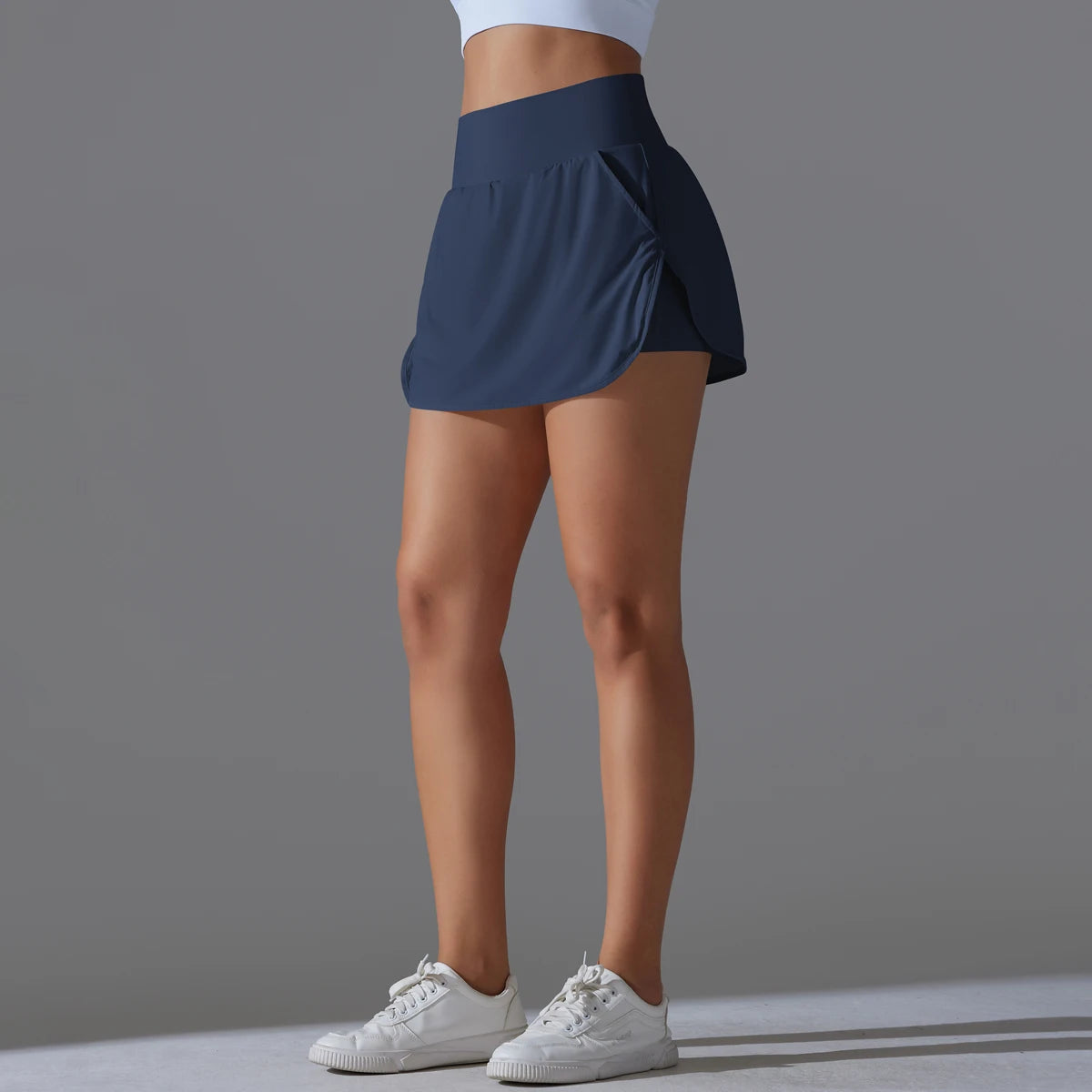 Tennis Skirt High Waist Breathable Sweat Skirt