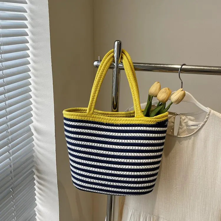 Cartoon Small Basket Bag for Girls Children Outdoor Picnic Single oulder