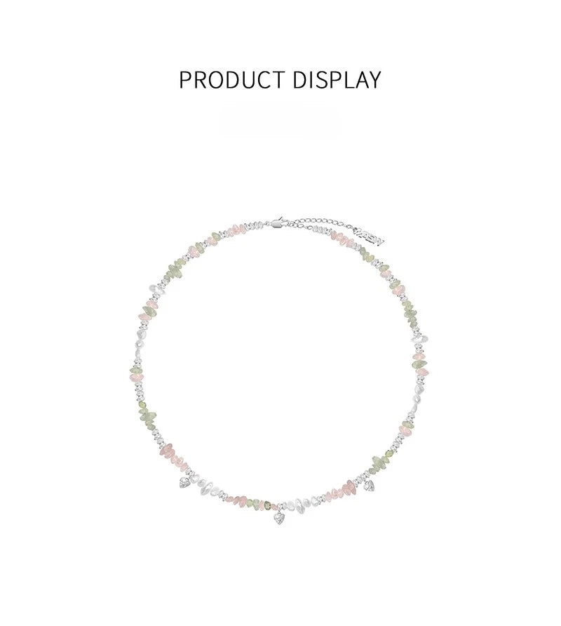 MASW Original Design Elegant Temperament Irregular Beaded Necklace