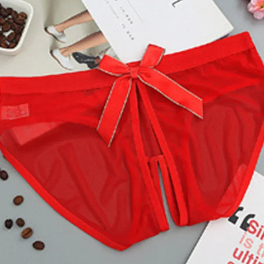 Sexy Fun Underwear Open Crotch Briefs
