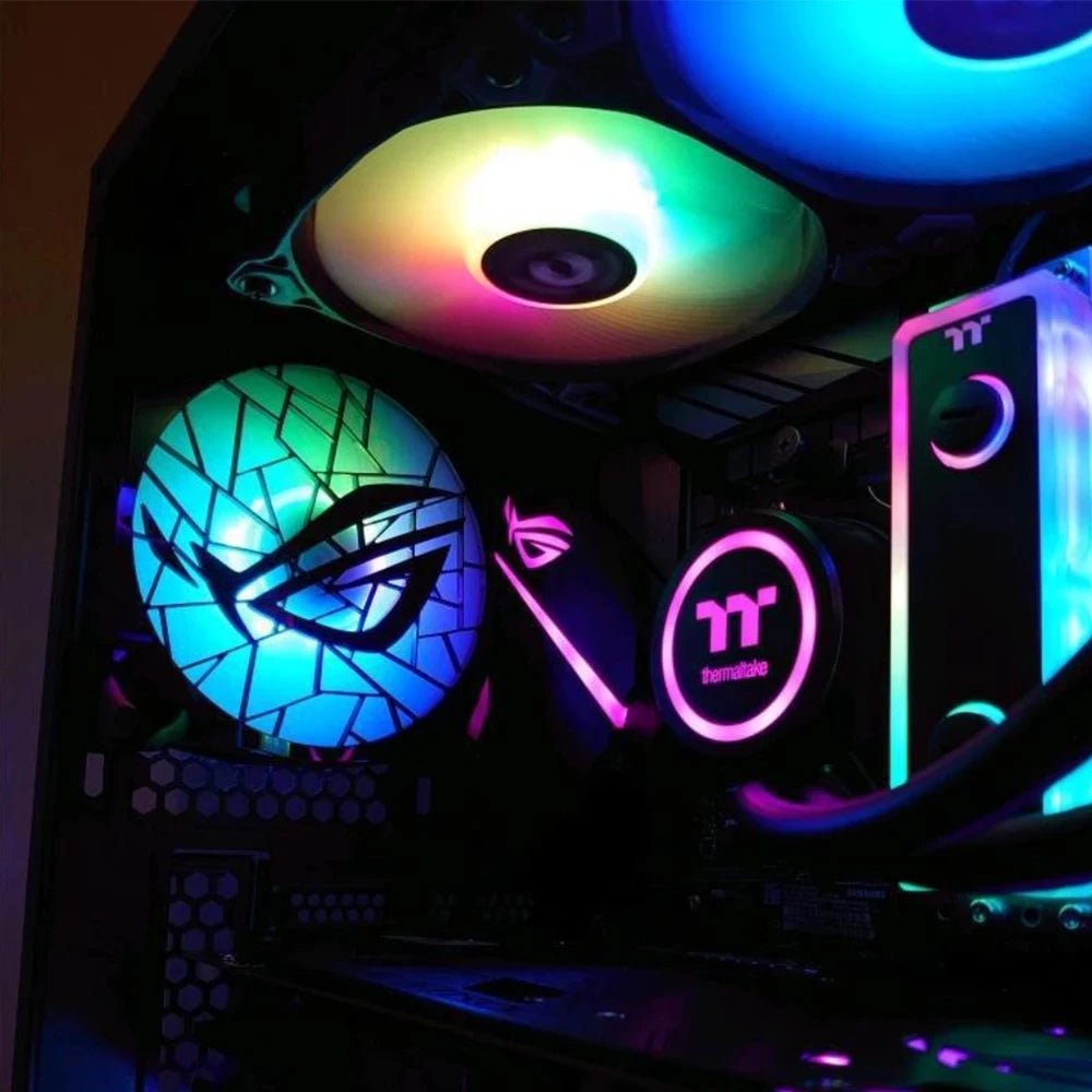 AORU MSI ROG 12cm Acrylic Fan Cover PC Computer Chassis 120mm Fan Cover