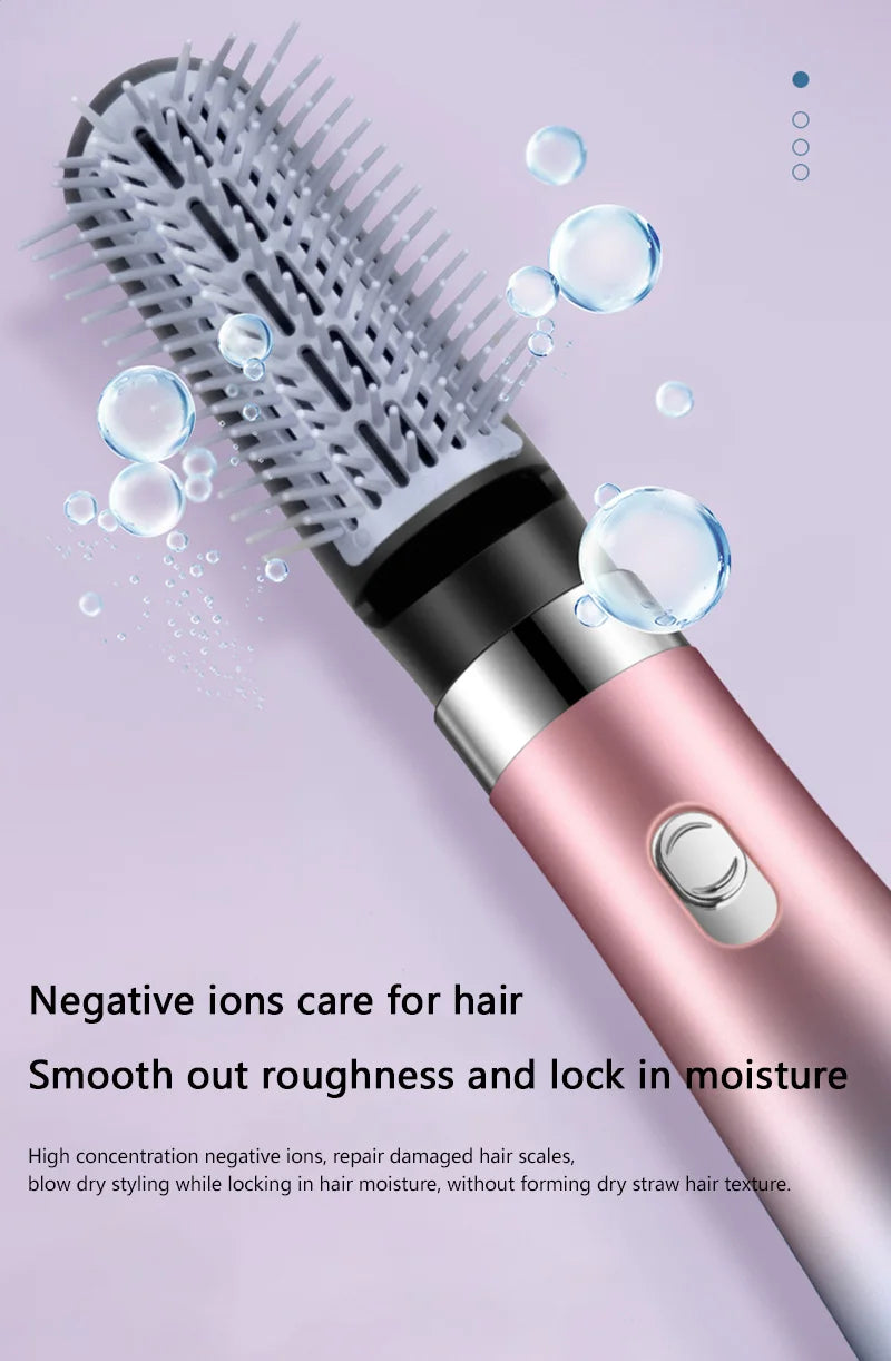 Hair Dryer Portable Comb lonic Hair Straightening Brush