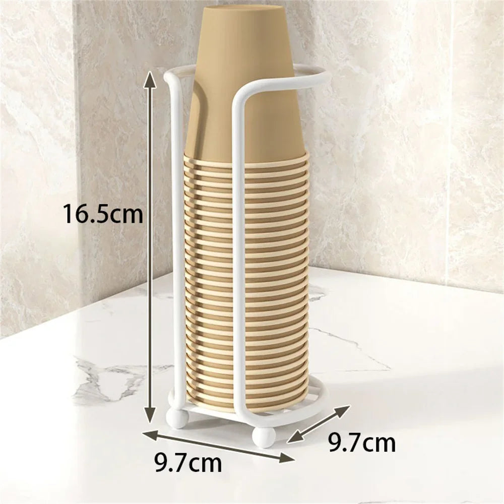Metal Disposable Cup Storage Holder