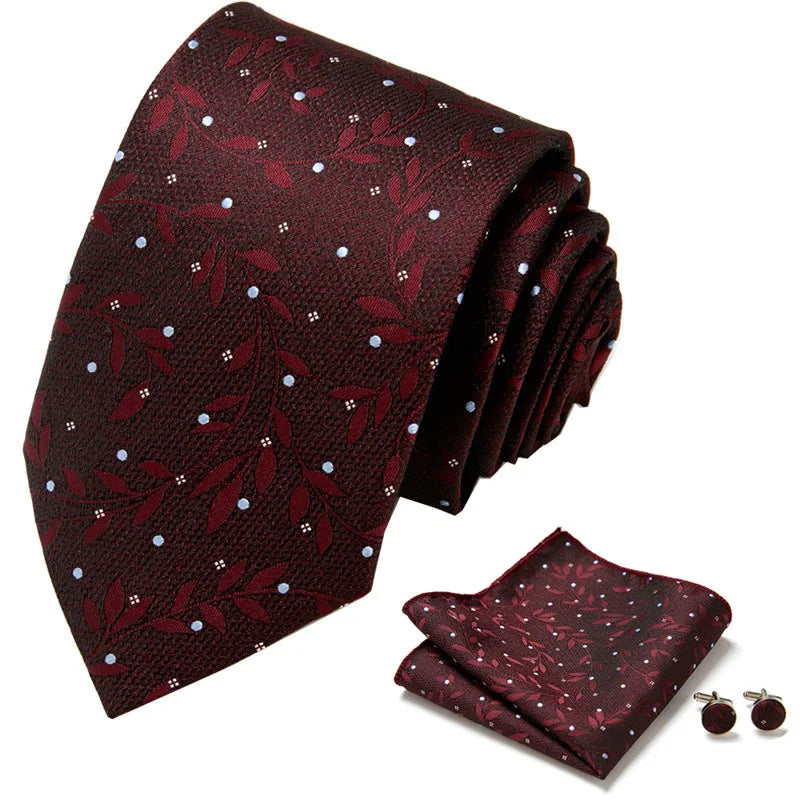 Pre-tied Necktie For Men Women Paisley Style