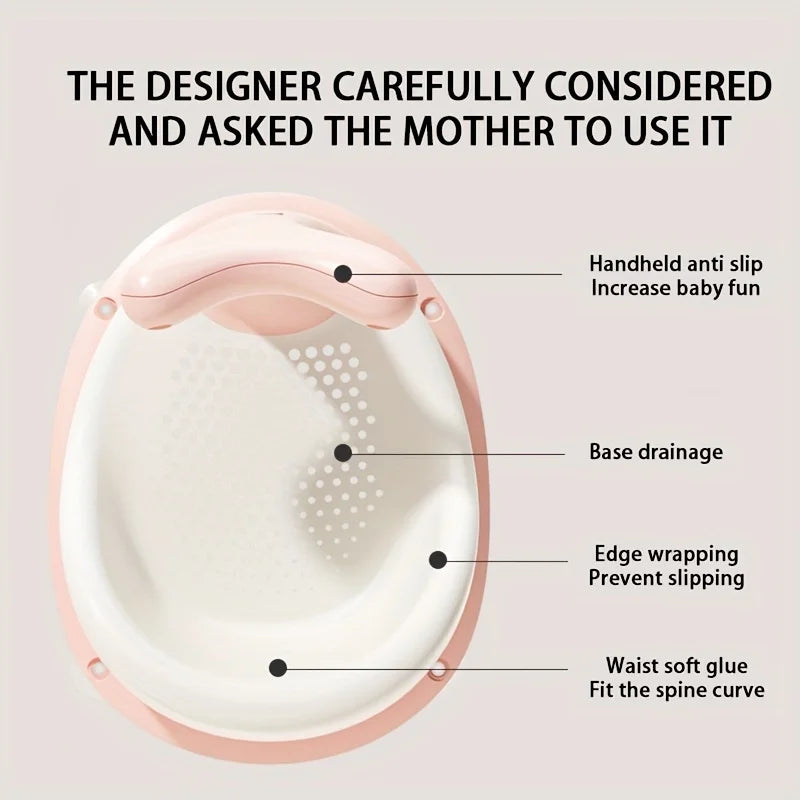 Real-time Temperature Silicone Baby Take A Bath Bathtub