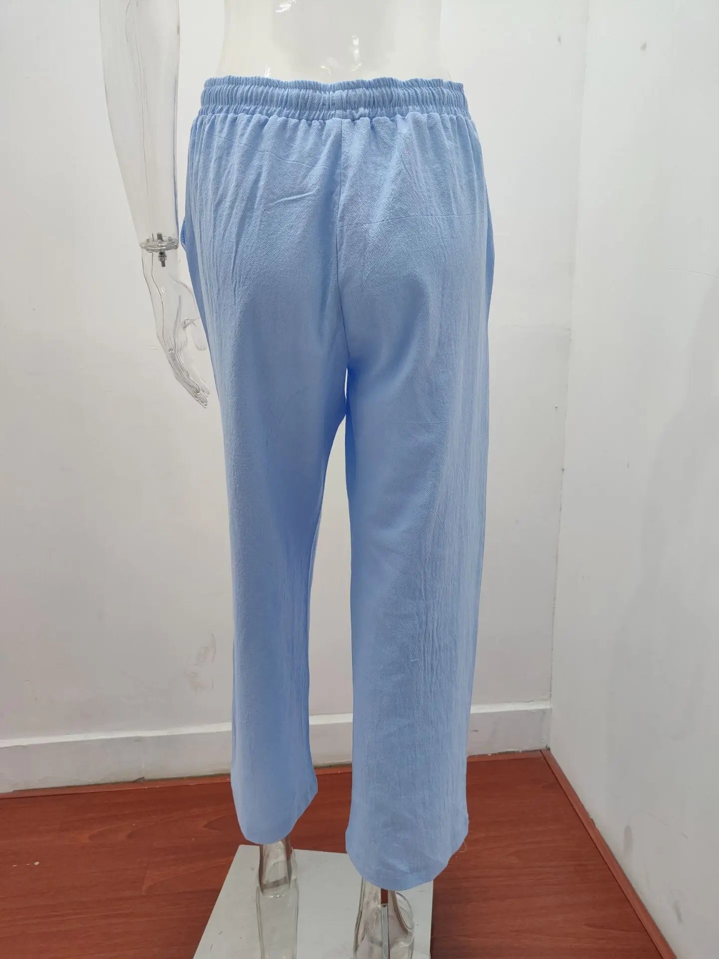 Large Loose Cotton Hemp Casual Pants