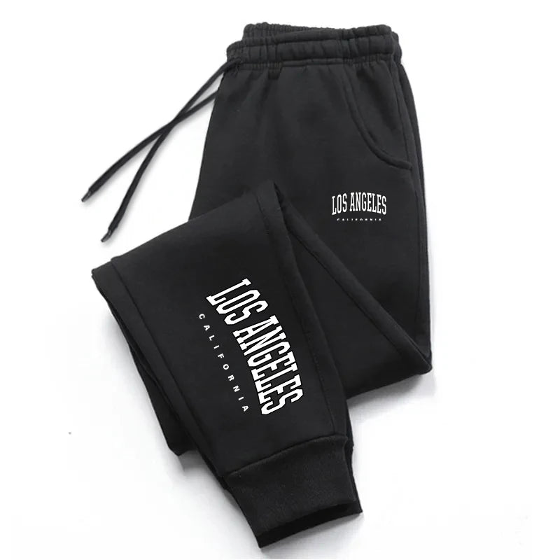 Los Angeles Womens Mens Sweatpants Elastic waist