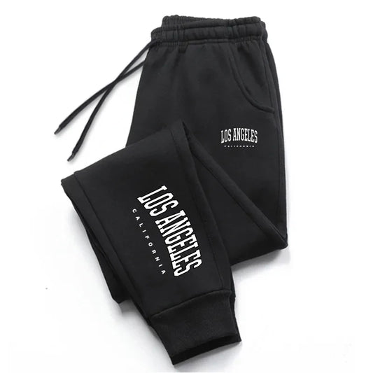 Los Angeles Womens Mens Sweatpants Elastic waist