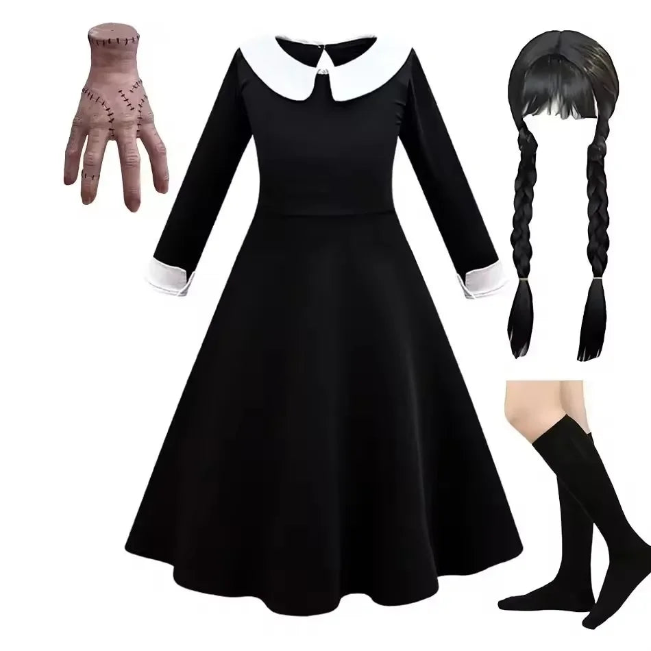 Gothic Black Dress Halloween Costume