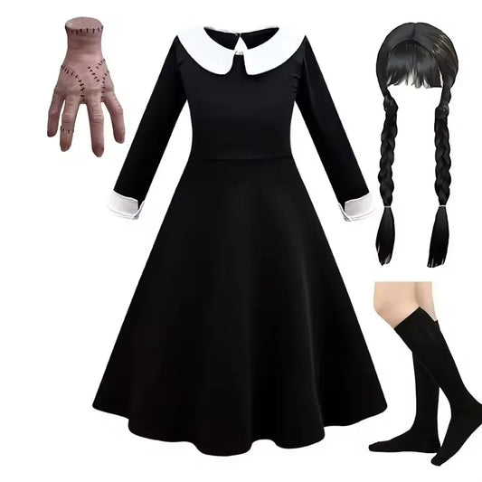 Gothic Black Dress Halloween Costume