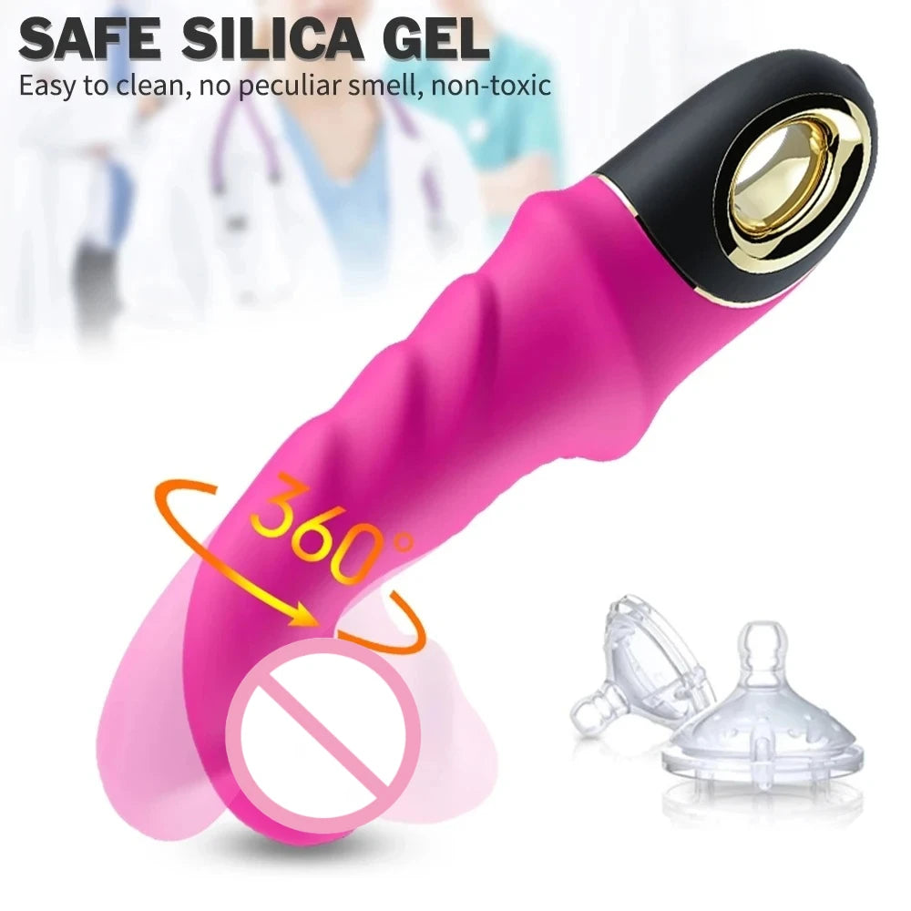 Sex Toys 9 Frequency Dildo Vibrator Silicone