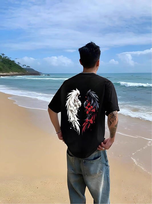 Men's T-shirt  Summer New American Trend Heavy Cotton Top