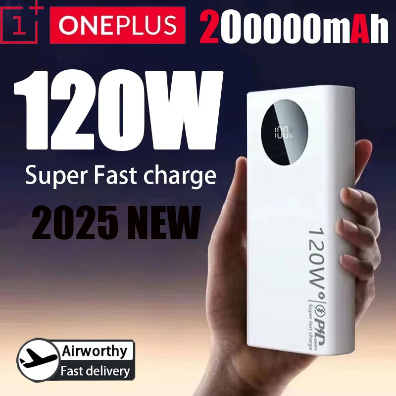 OnePlus 200000mAh Power Bank Portable Charger External Battery