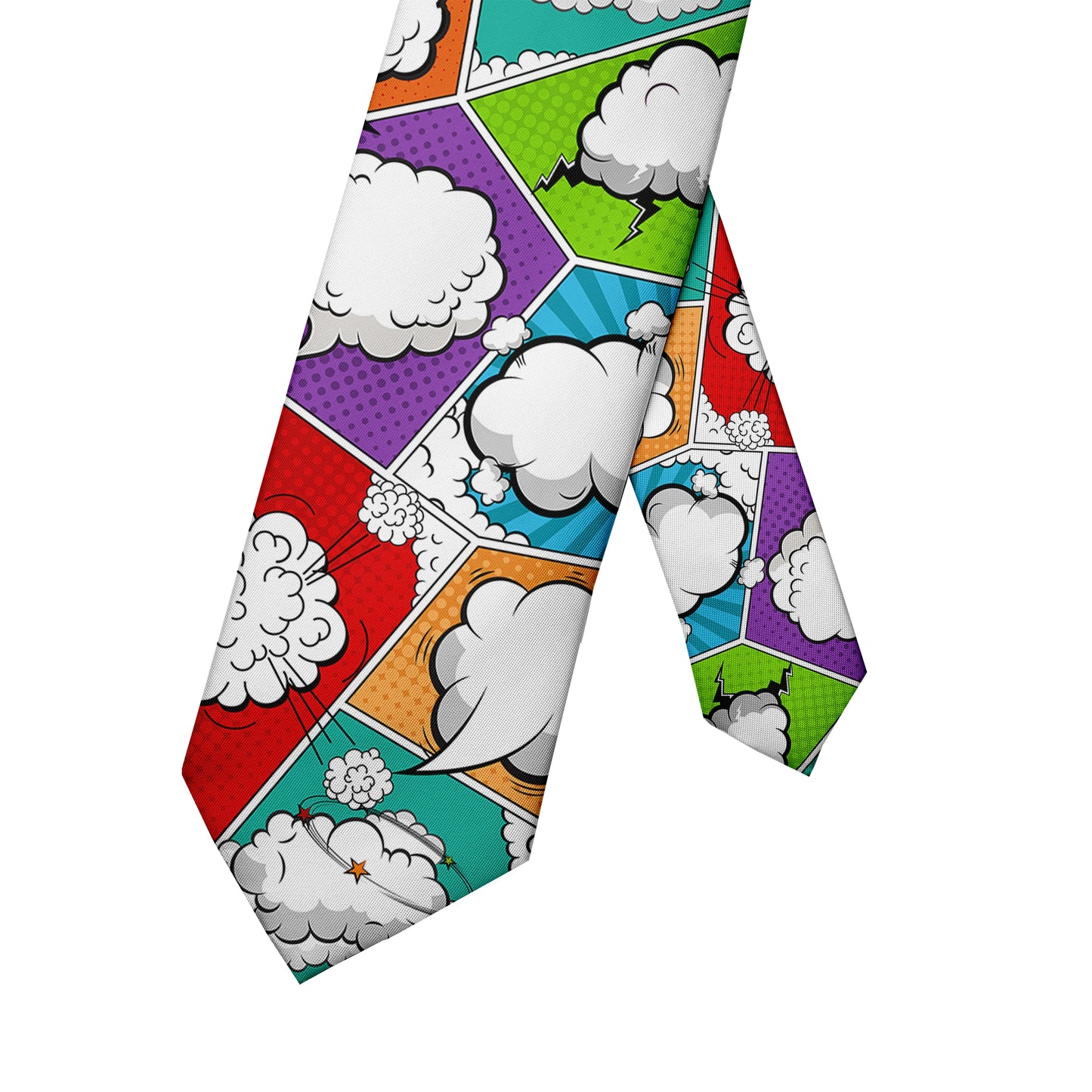 Cartoon printed tie men's casual fashion