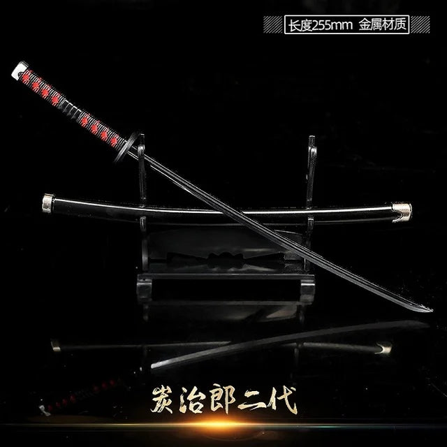 Demon Slayer Sword Real Katana Swords Demon Slayer Cosplay Metal