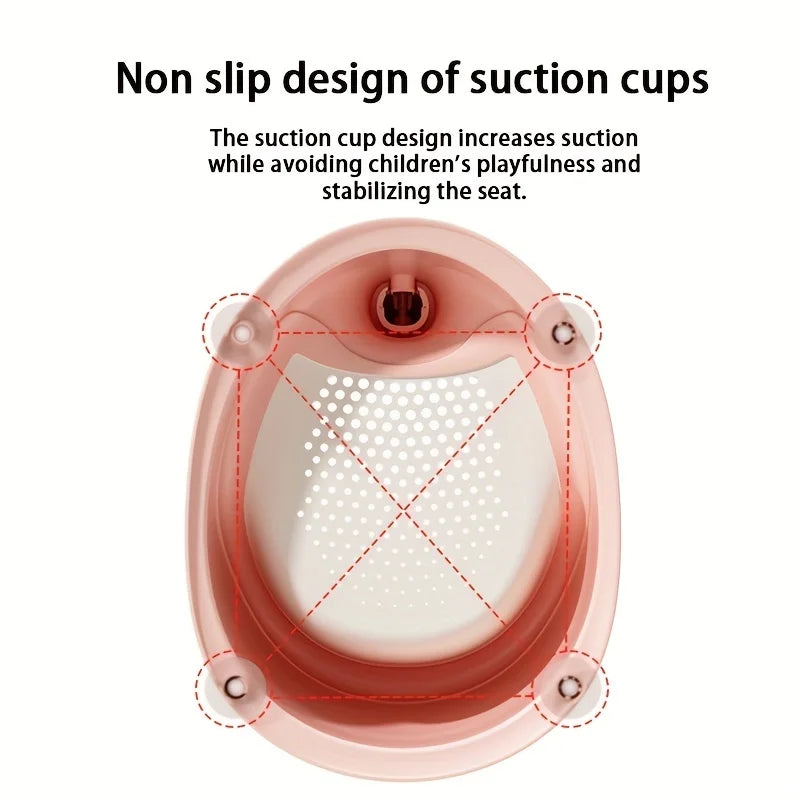 Real-time Temperature Silicone Baby Take A Bath Bathtub